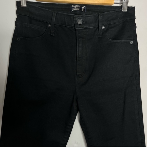 Abercrombie & Fitch Simone High Rise Super Skinny Black Jeans, size 29/8R - Picture 3 of 12